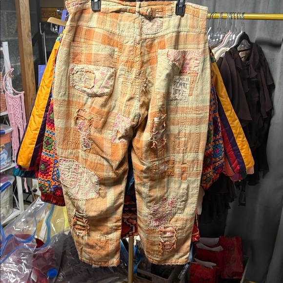 Magnolia Pearl x Free People Crossroads Patchwork Pants - Picture 7 of 10